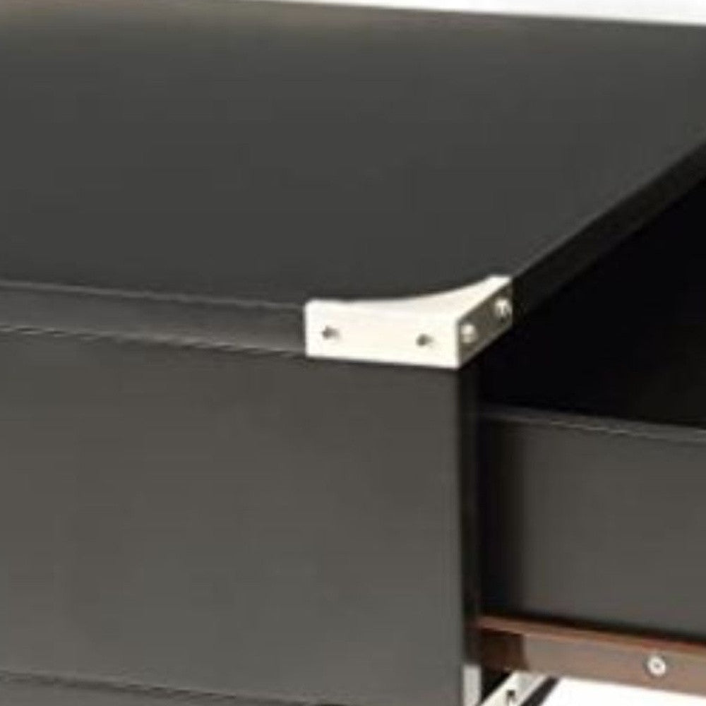 Modern White X Shape Wooden Storage End Table