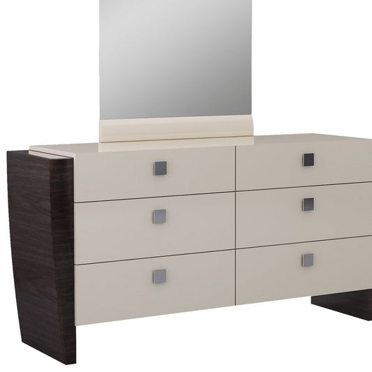 39" Beige Five Drawer