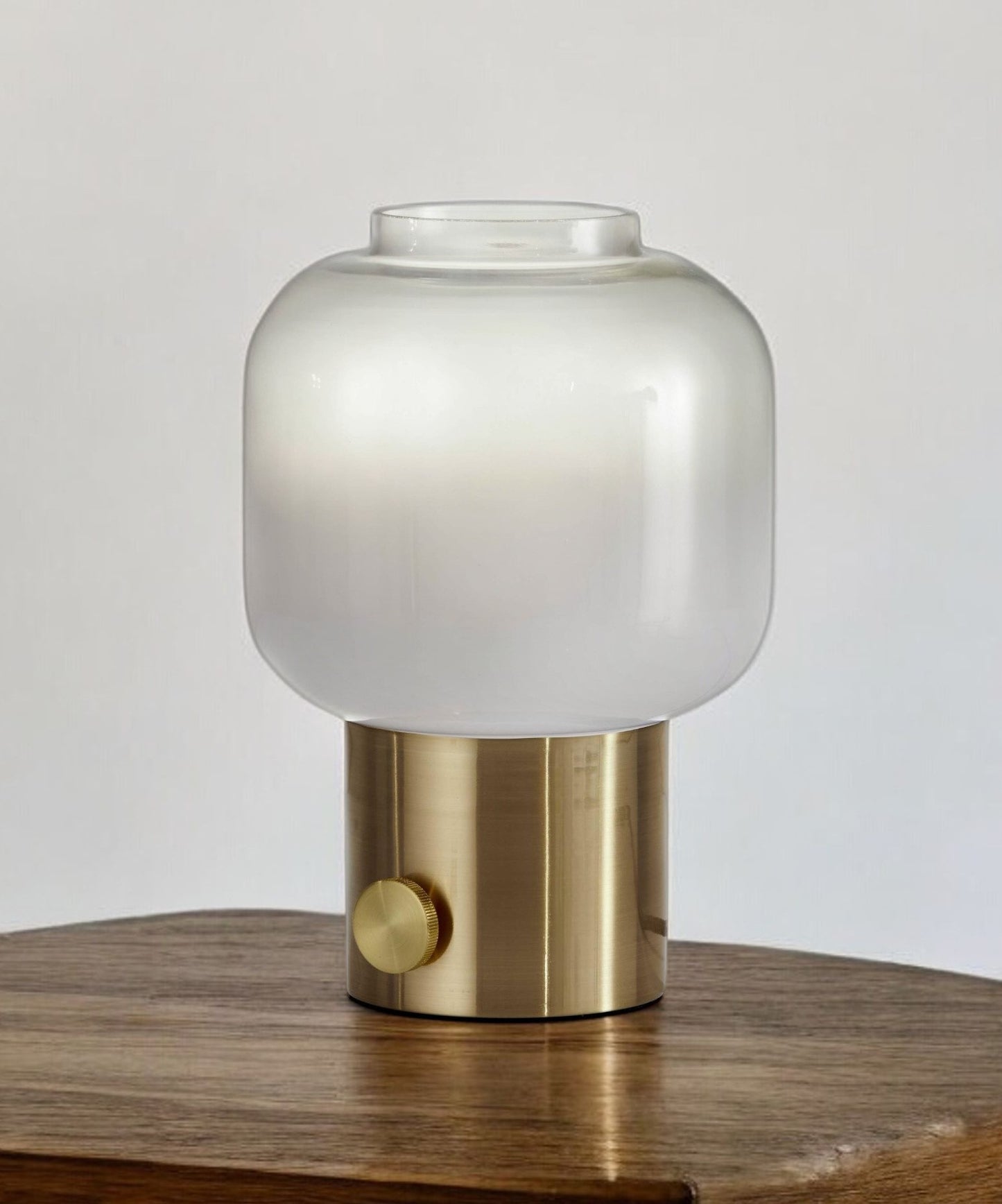 Mod Pod Brass Glass Table Lamp