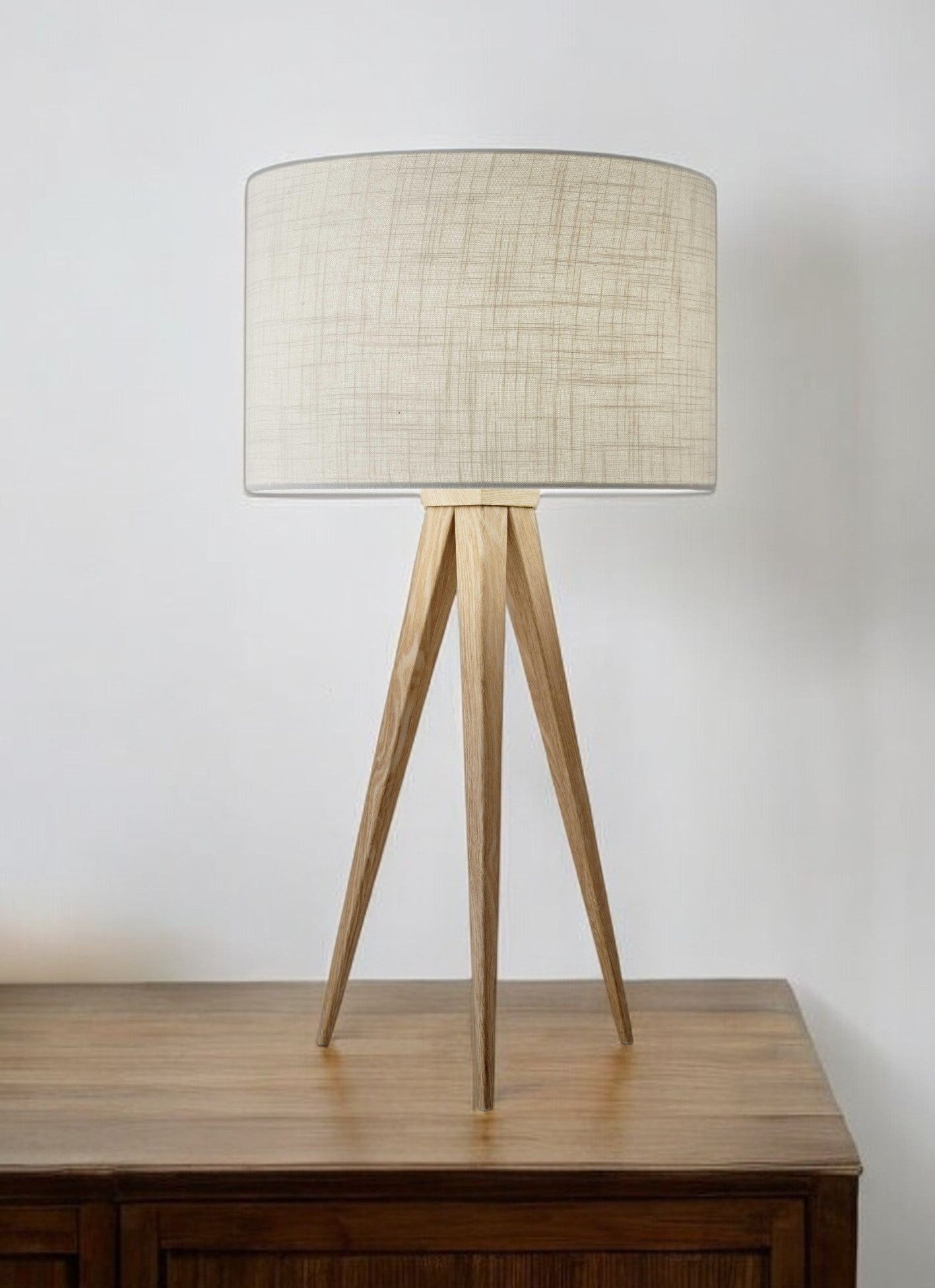 Treble Black Metal Table Lamp