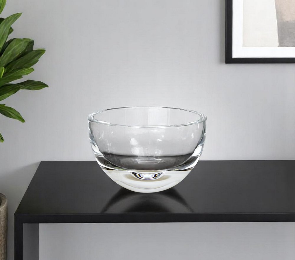 6" Clear Crystal Candy or Nut Bowl