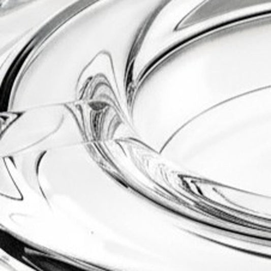 Mouth Blown European Crystal Cigar Ash Tray