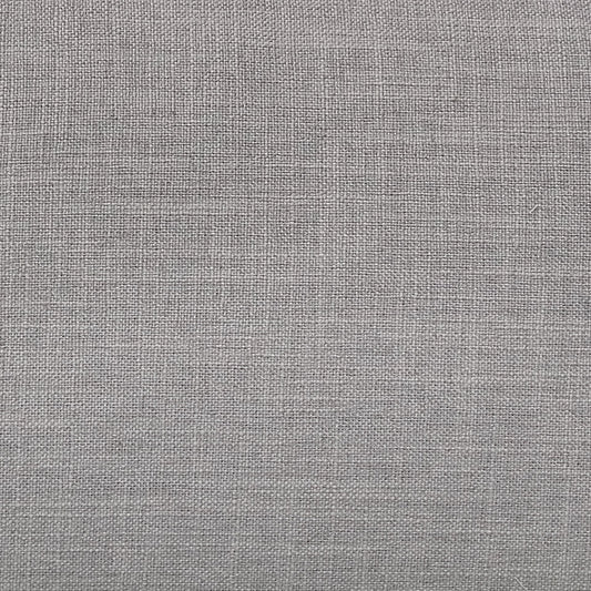 38" Gray and Brown Linen Arm Chair