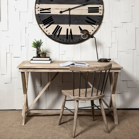 54" Brown Writing Desk