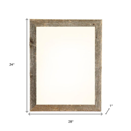 24" x 30" Natural Wood Hanging Picture Frame