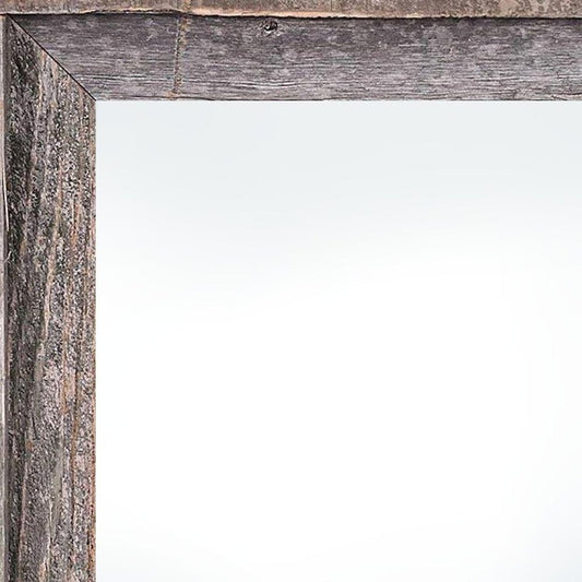 20" x 30" Gray Wood Hanging Picture Frame