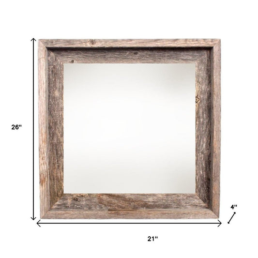 12" x 12" Gray Wood Tabletop Picture Frame