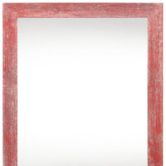 16" x 20" Red Wood Hanging Picture Frame