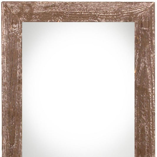 11" x 14" Brown Wood Hanging Picture Frame