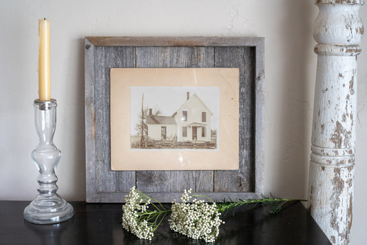 8" x 10" Gray Wood Tabletop Picture Frame
