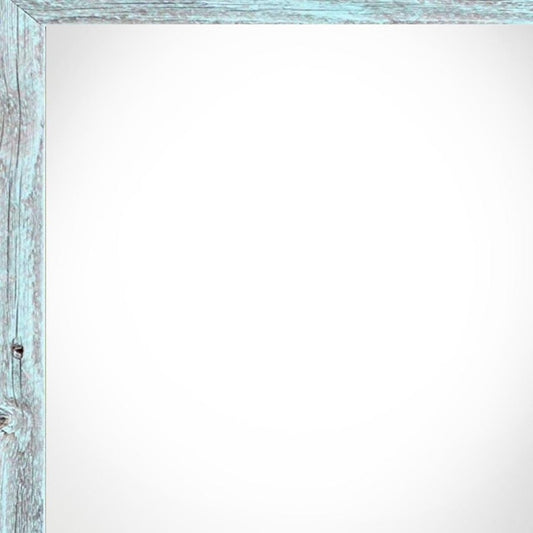8" x 8" Blue Wood Tabletop Picture Frame
