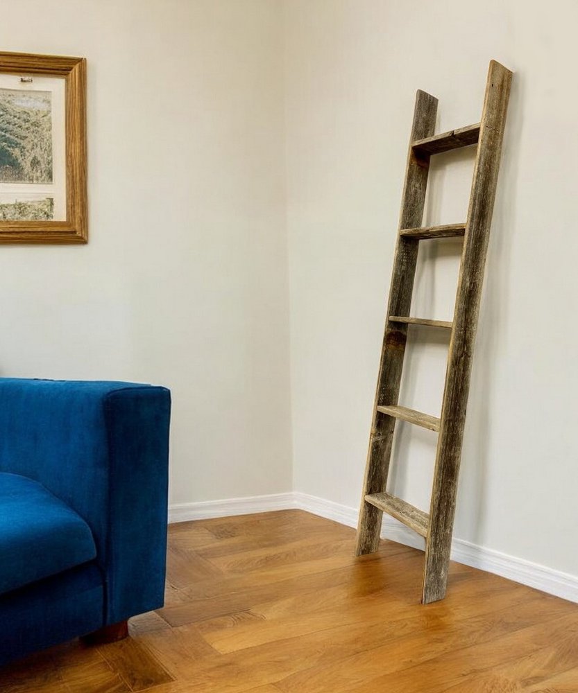 60" X 13" Gray Wood Hanging Dimensional Sculpture