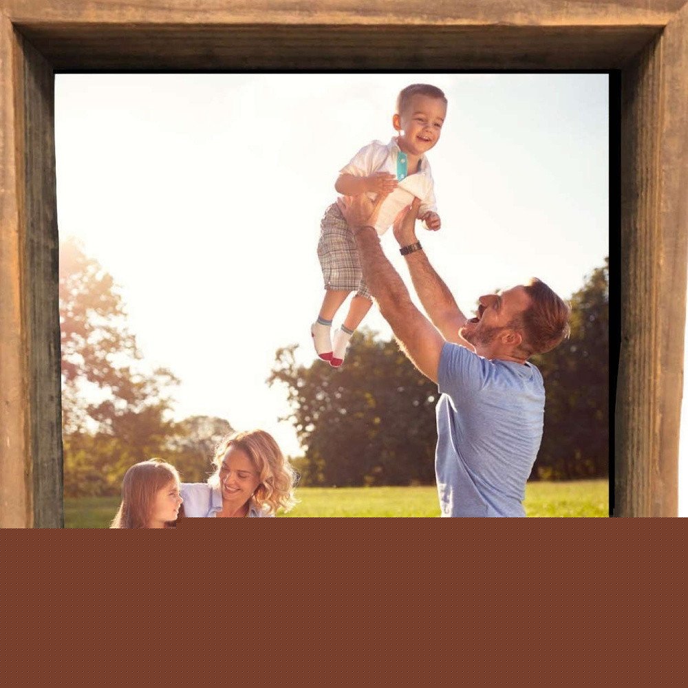 8” X 10” Rustic Farmhouse Gray Shadow Box Frame