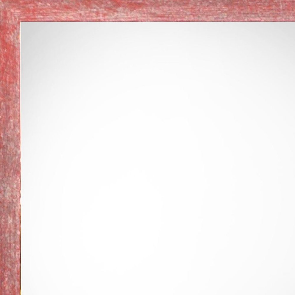 12" x 16" Red Solid Wood Hanging Picture Frame