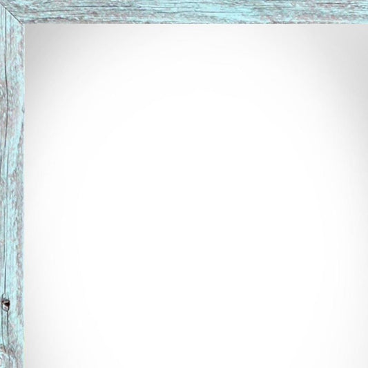 16" x 20" Blue Wood Hanging Picture Frame