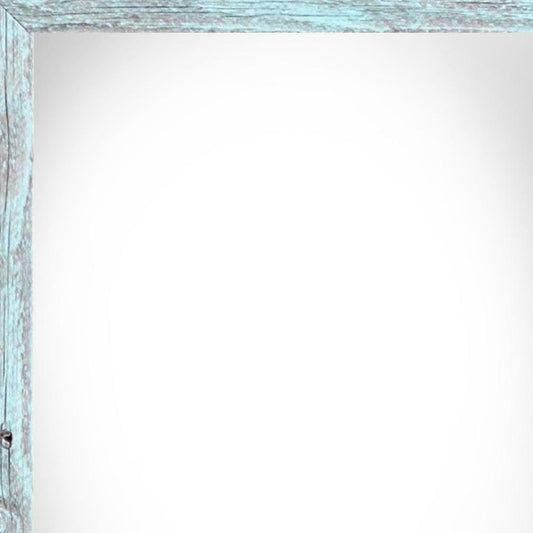20" x 24" Blue Wood Hanging Picture Frame