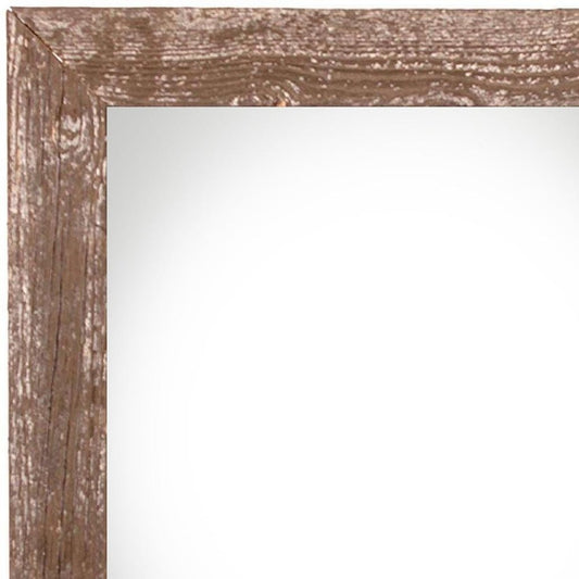 20" x 30" Brown Wood Hanging Picture Frame