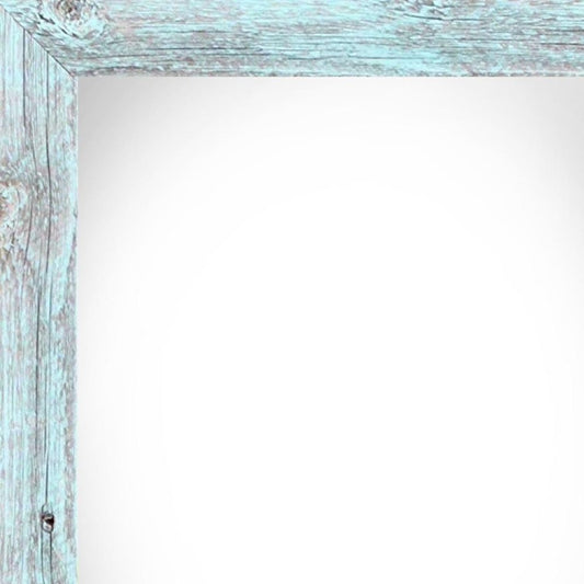 24" x 36" Blue Wood Hanging Picture Frame