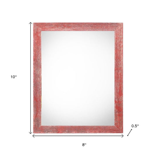 5" x 7" Red Wood Tabletop Picture Frame
