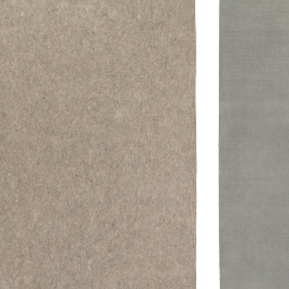 8' Round Gray Non Slip Rug Pad