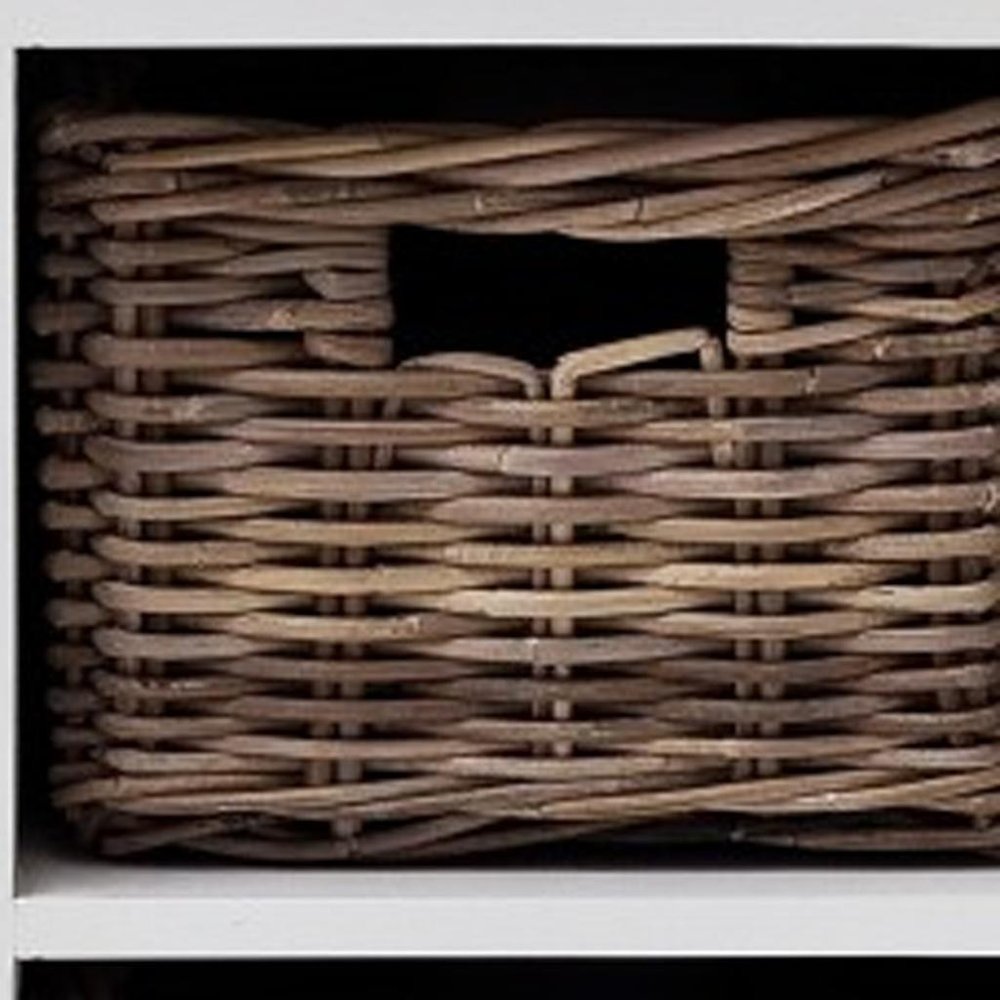 49" White Wood Three Drawer Sideboard with Two Doors