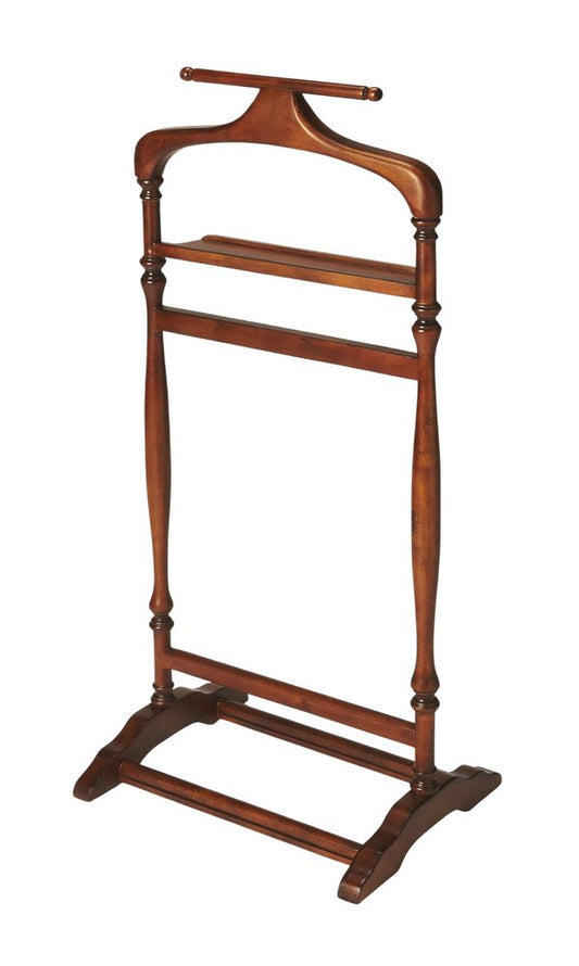 Judson Olive Ash Burl Valet Stand
