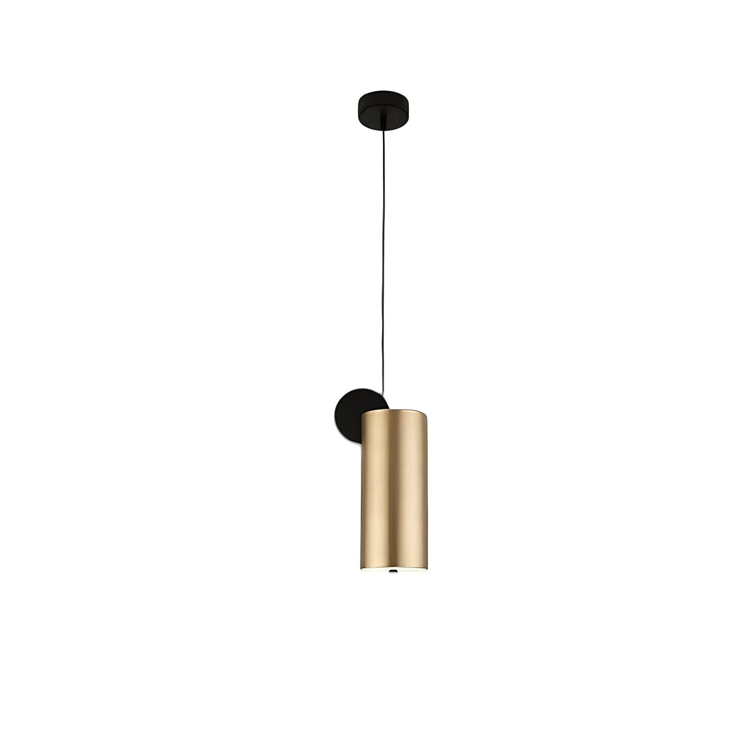 Gold Deco Cylinder Ceiling Lamp