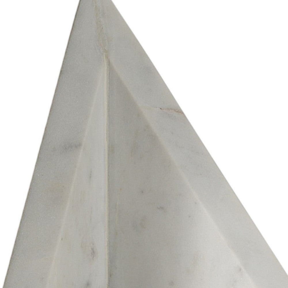 Set of Two 7" White Metal Decorative Bookends