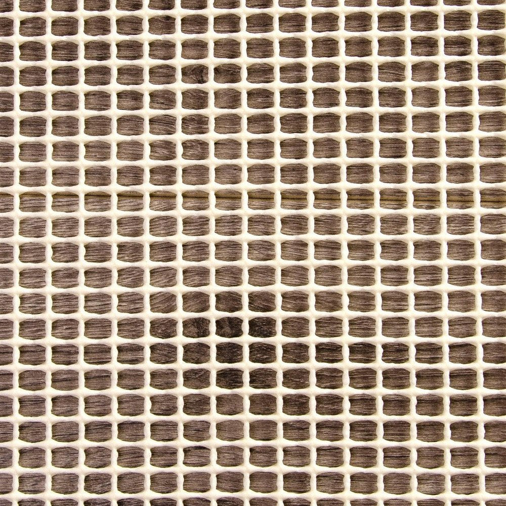 5' x 7' Ivory Striped Weave Non Slip Rug Pad