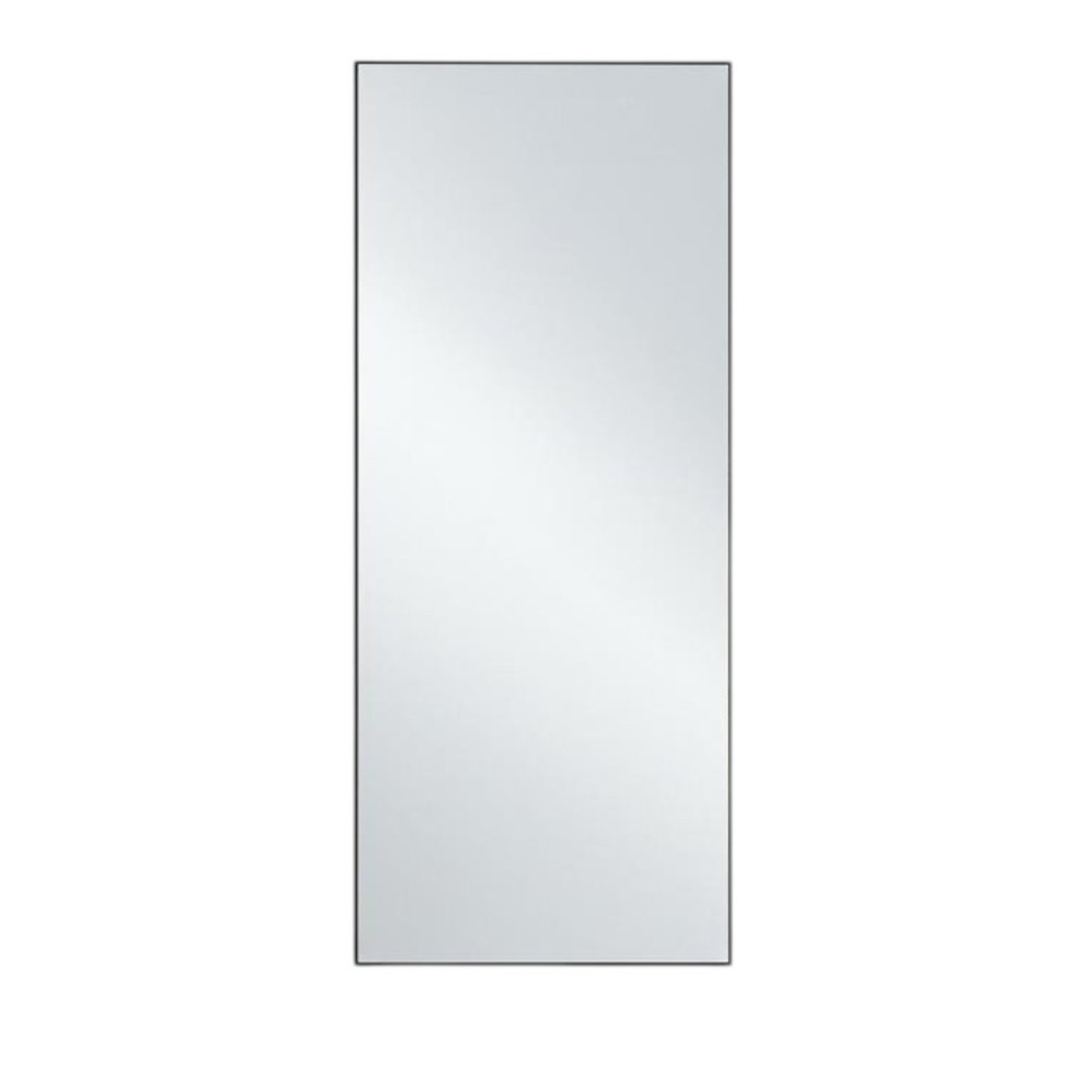 71" Black Metal Framed Standing Mirror