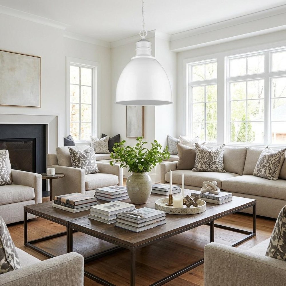 Colby 1-Light White Pendant