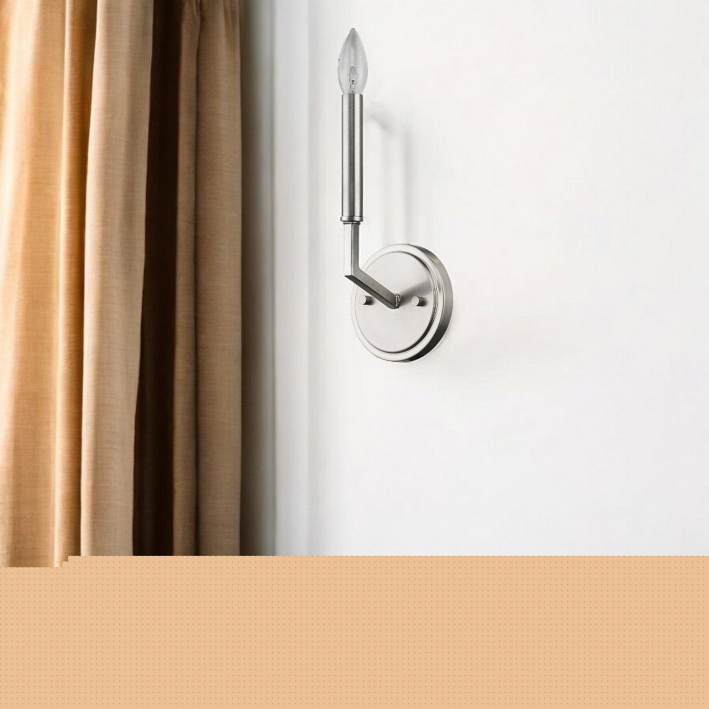 Minimalist Silver Wall Sconce