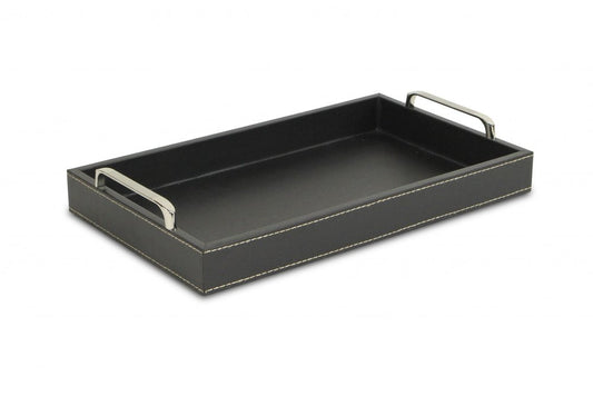 16" Black Solid Wood