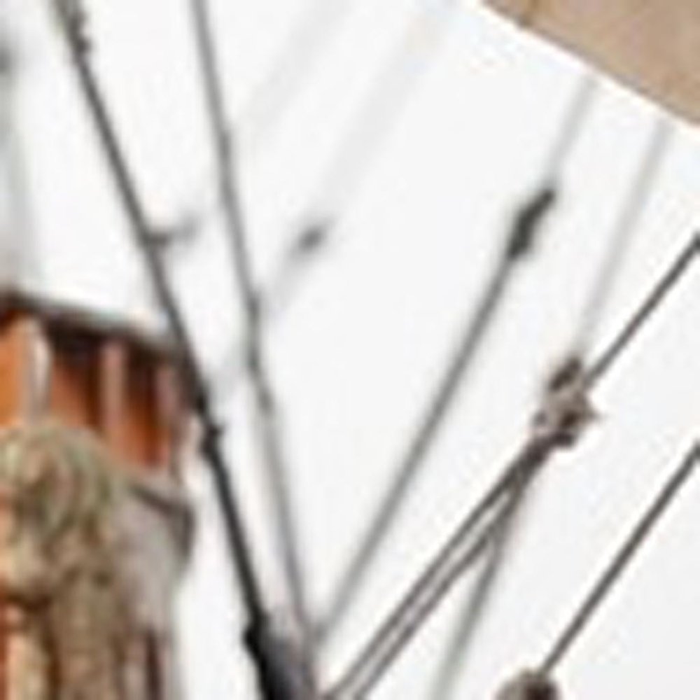 27" Wood Brown Solid Wood Hand Painted Solei Royal Medium Model Boat