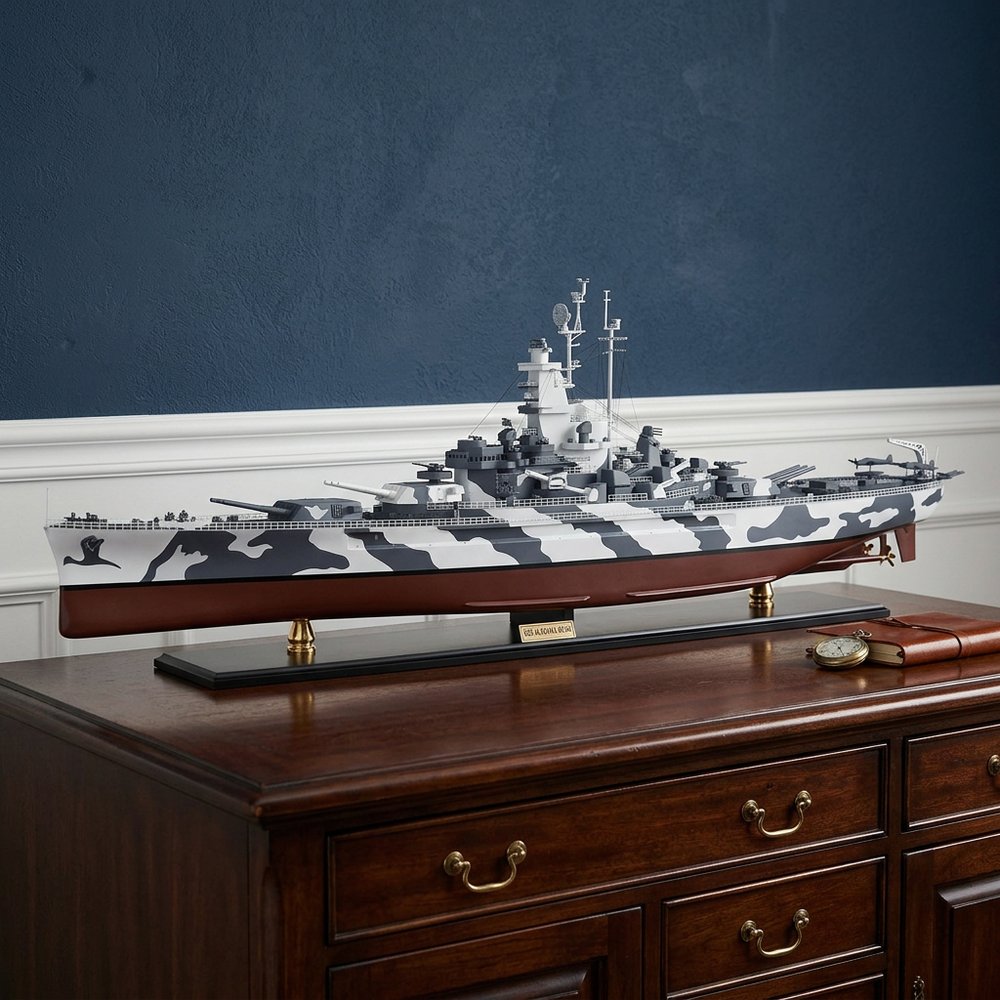 16" Gray And White Manufactured Wood Hand Painted Sculpture