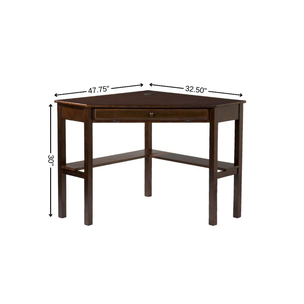 Espresso Corner Computer Desk