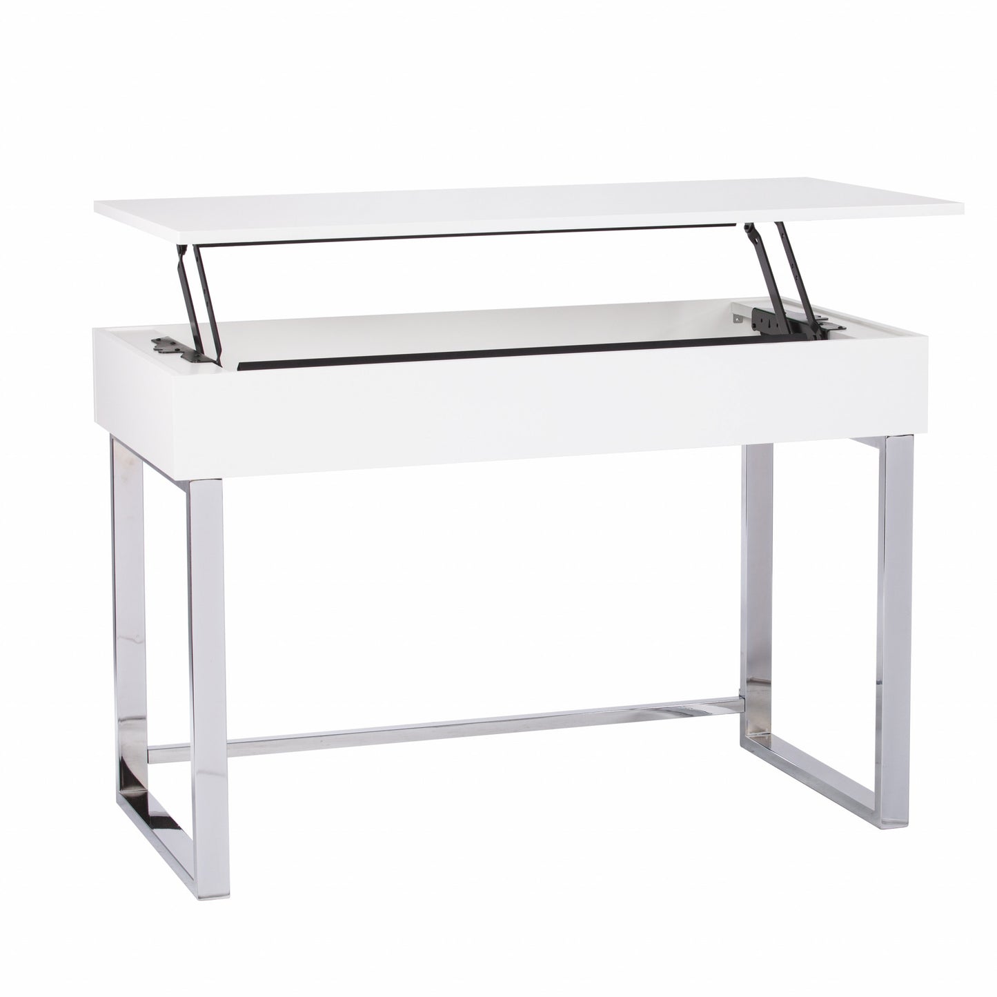 48" Adjustable White Standing Desk Converter