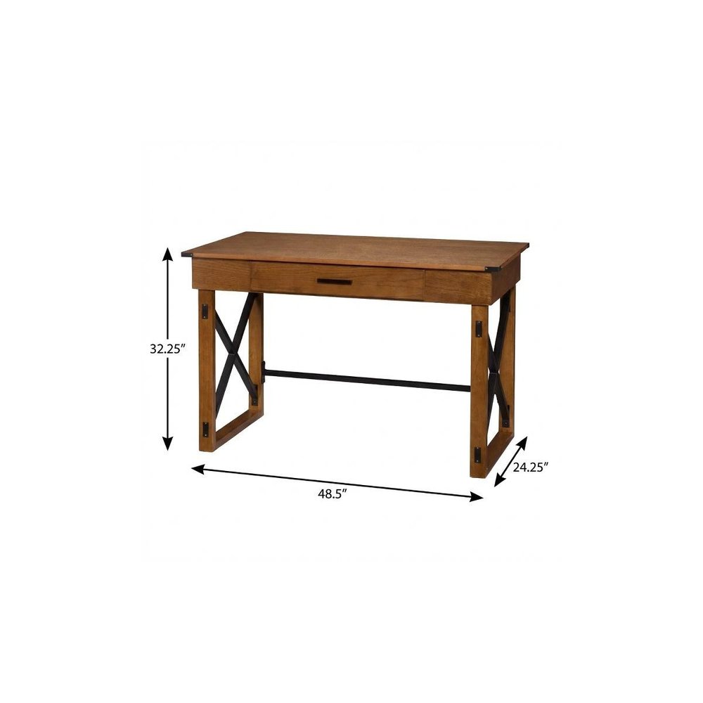 49" Adjustable Natural Standing Desk Converter