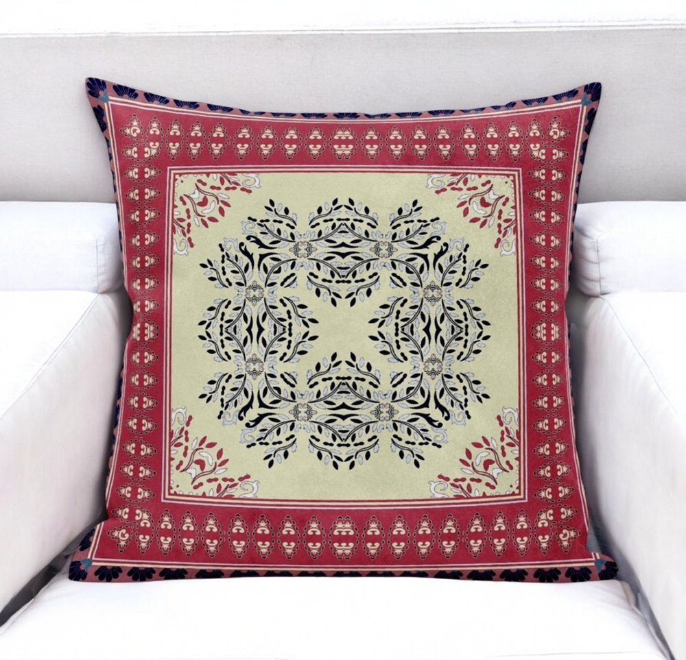 5" X 20" Gray Geometric Indoor Outdoor Throw Pillow