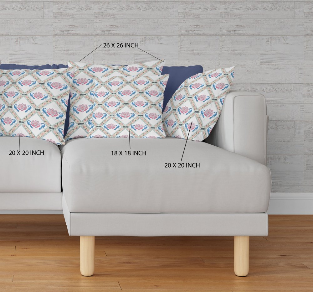 16" X 16" Gray and White Geometric Indoor Outdoor Throw Pillow