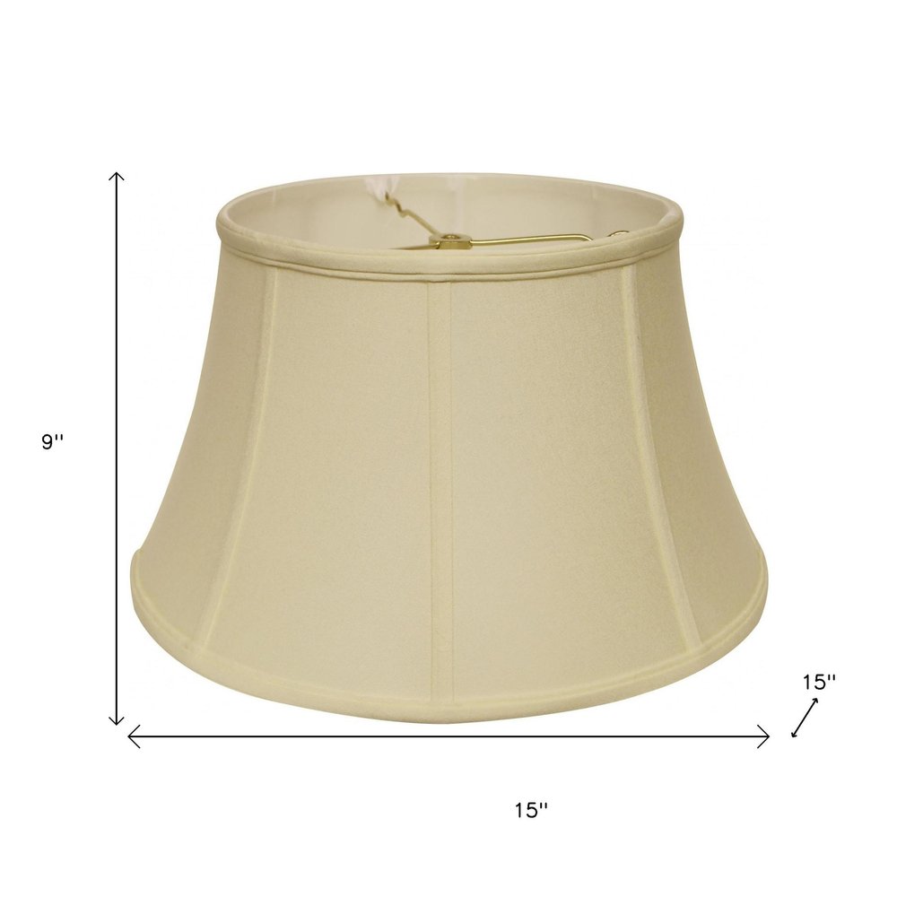 Ivory No Slub Innsbruck Drum Lamp Shade