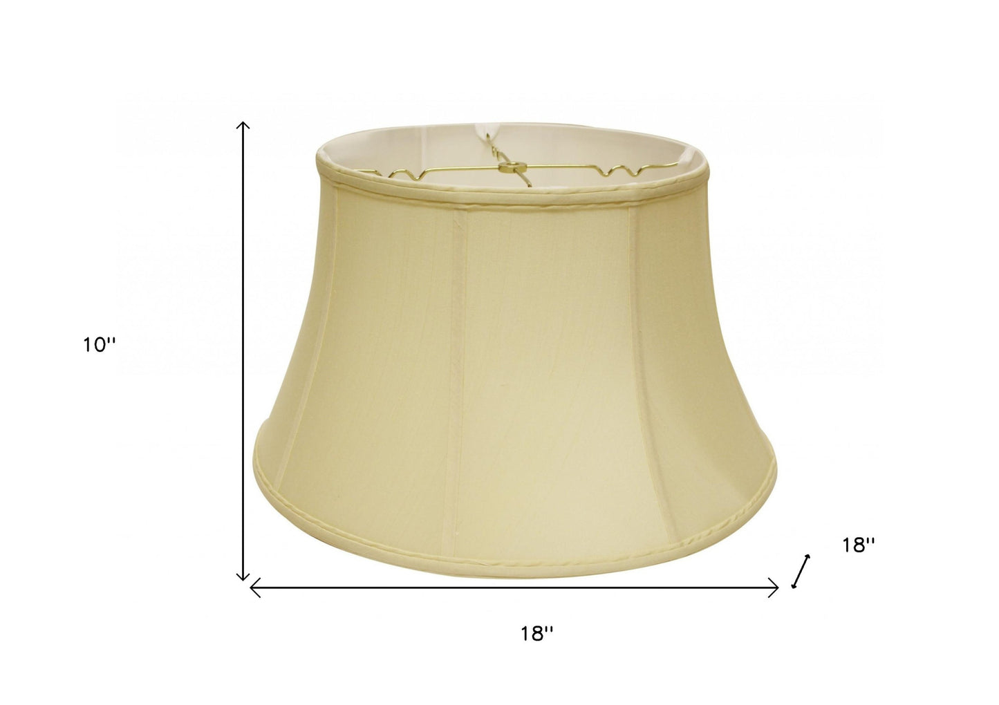 18" Antique White Drum Monay Shantung Lampshade