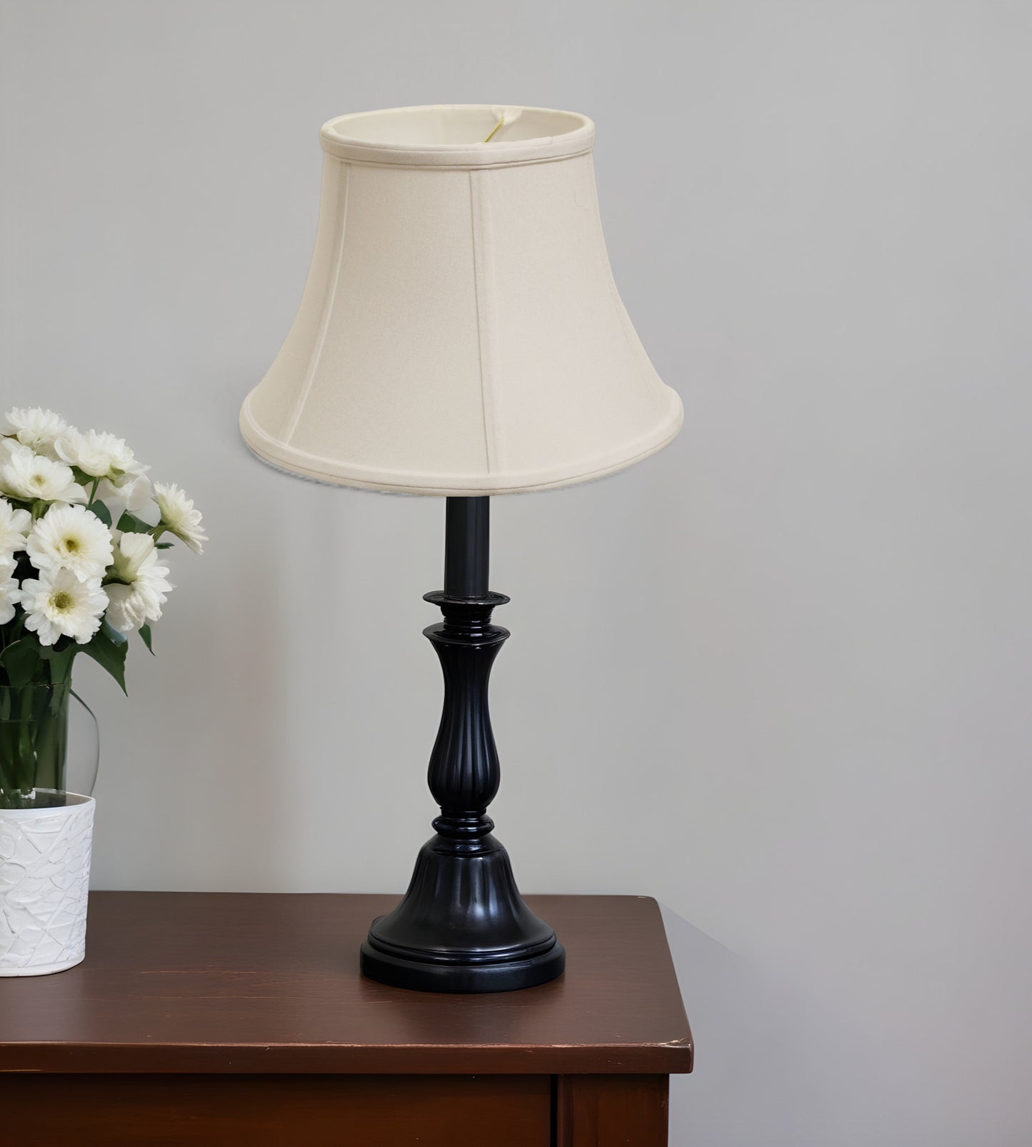19" Snow Drum No Slub Lampshade