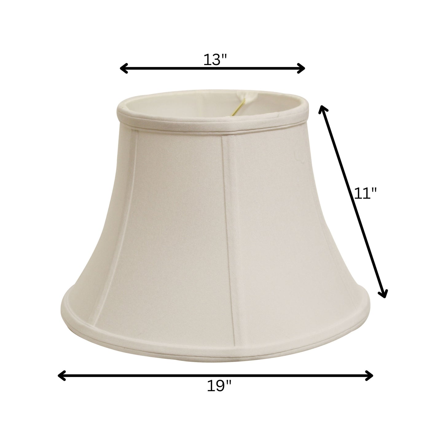 19" Snow Drum No Slub Lampshade