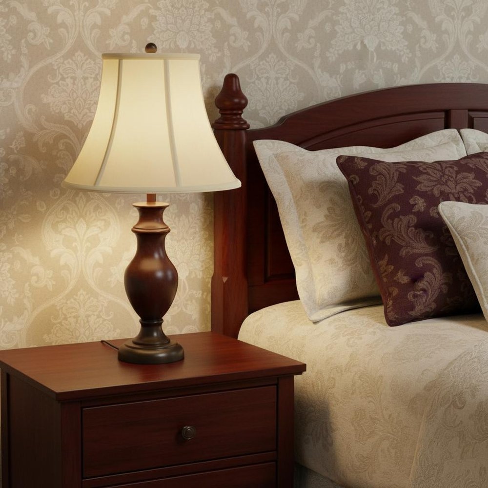 Ivory No Slub Innsbruck Bell Lamp Shade