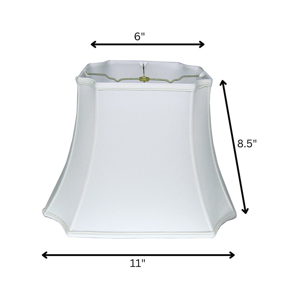 Snow Shantung Silk Lamp Shade