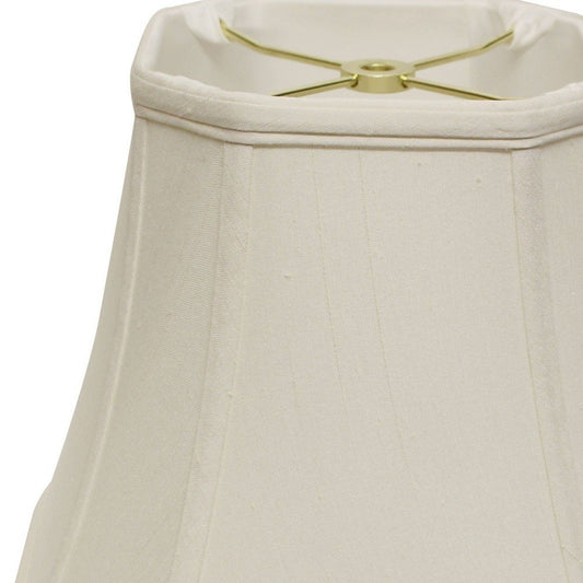 White Monay Shantung Silk Square Lamp Shade