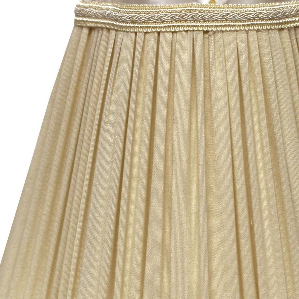 Taupe Shantung Silk Square Lamp Shade