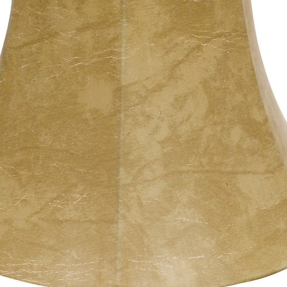 12" Faux Snakeskin Slanted Softback Parchment Lampshade