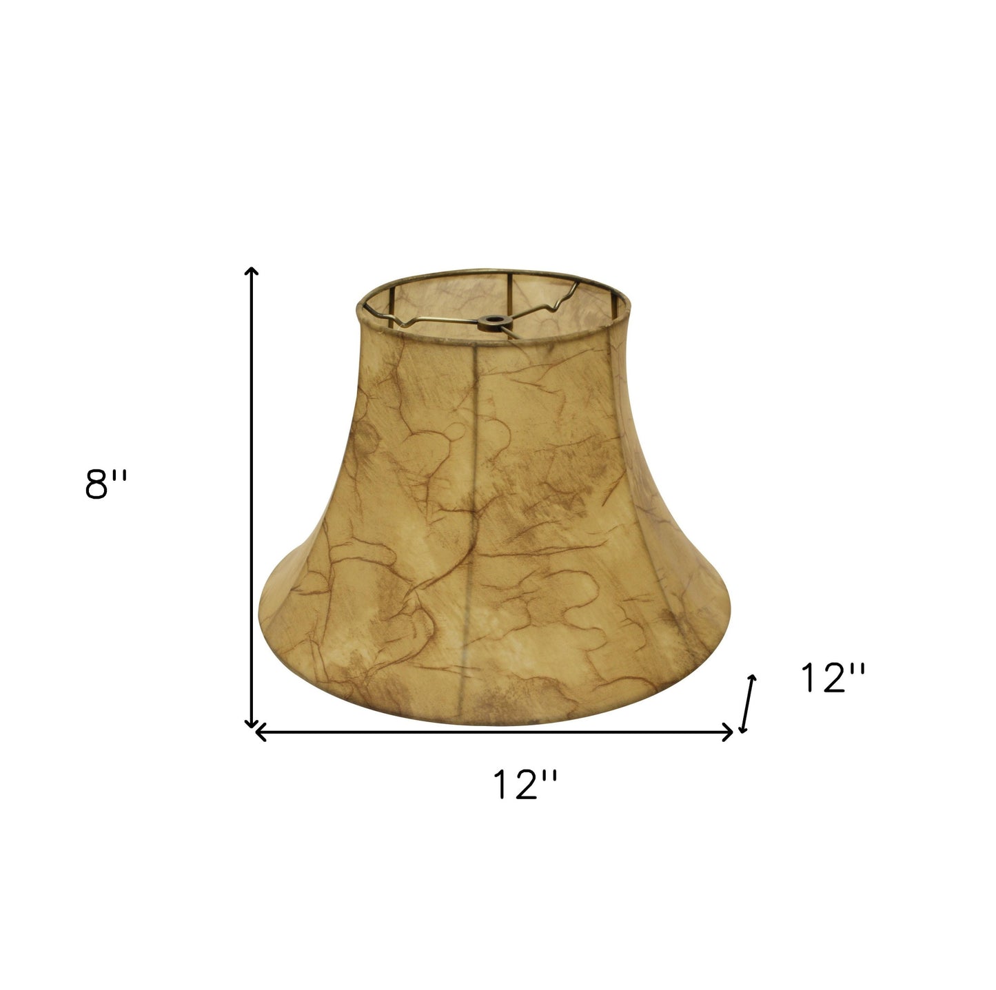 12" Antique Parchment Slanted Softback Lampshade